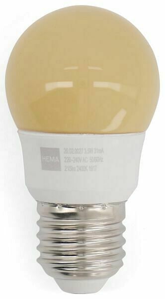HEMA HEMA LED Lamp 22W - 215 Lm - Kogel - Flame (wit) aanbieding