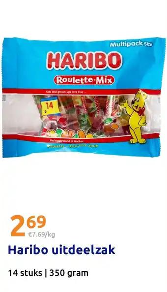 Action Haribo uitdeelzak aanbieding