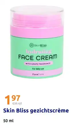 Action Skin bliss gezichtscrème aanbieding