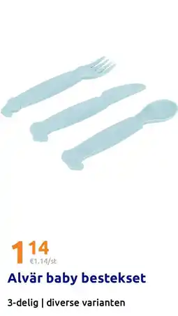 Action Alvär baby bestekset aanbieding