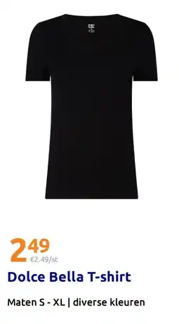 Action Dolce bella t-shirt aanbieding