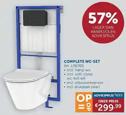 Zelfbouwmarkt Complete wc-set aanbieding