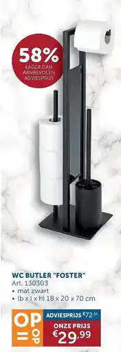 Zelfbouwmarkt wc butler foster aanbieding