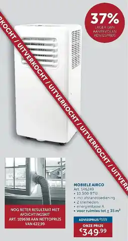 Zelfbouwmarkt Mobiele airco aanbieding