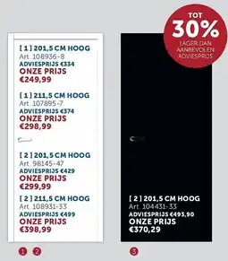 Zelfbouwmarkt deur aanbieding