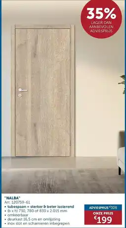 Zelfbouwmarkt Nalba aanbieding