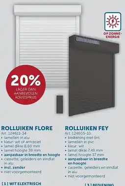 Zelfbouwmarkt Roldeur aanbieding