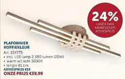 Zelfbouwmarkt Plafonnier koffiekleur aanbieding
