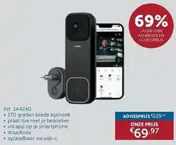 Zelfbouwmarkt Slimme deurbel aanbieding