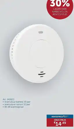Zelfbouwmarkt smoke detector aanbieding