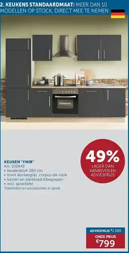 Zelfbouwmarkt Keuken 'Ymir' aanbieding