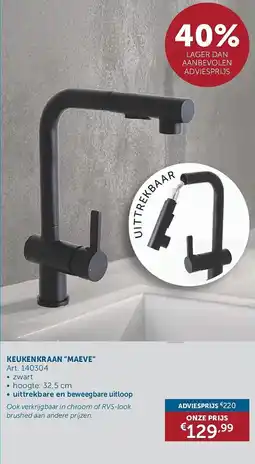 Zelfbouwmarkt Keukenkraan maeve aanbieding