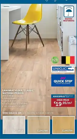 Zelfbouwmarkt laminaatvloer classic aanbieding