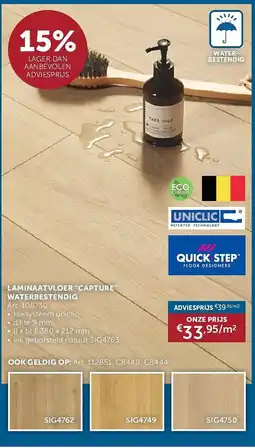Zelfbouwmarkt laminaatvloer capture aanbieding
