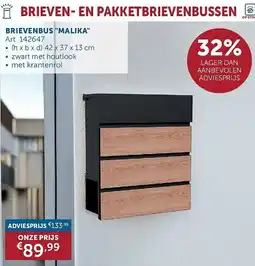 Zelfbouwmarkt Brievenbus malika aanbieding