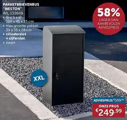 Zelfbouwmarkt Pakketbrievenbus weston aanbieding