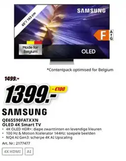 MediaMarkt samsung oled 4k smart tv aanbieding