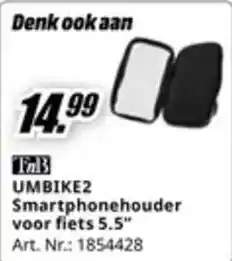 MediaMarkt Umbike2 Smartphonehouder voor Fiets 5.5" aanbieding