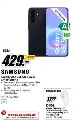 MediaMarkt samsung galaxy a57 256 gb aanbieding