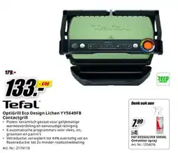 MediaMarkt Tefal Optigrill eco design lichen aanbieding