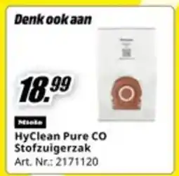 MediaMarkt HyClean Pure CO Stofzuigerzak aanbieding
