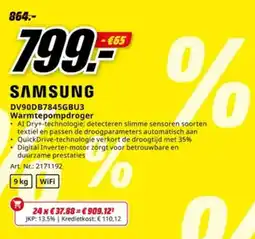 MediaMarkt Samsung warmtepompdroger aanbieding