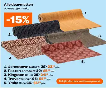 Kwantum deurmatten aanbieding