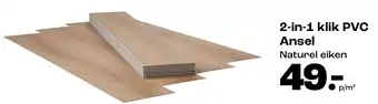 Kwantum 2-in-1 klik pvc ansel aanbieding