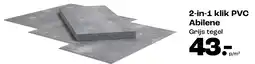 Kwantum 2-in-1 klik pvc abilene aanbieding