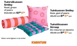 Kwantum Tuinkussen Smiley aanbieding