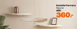 Kwantum Eettafel Ferrara Naturel aanbieding