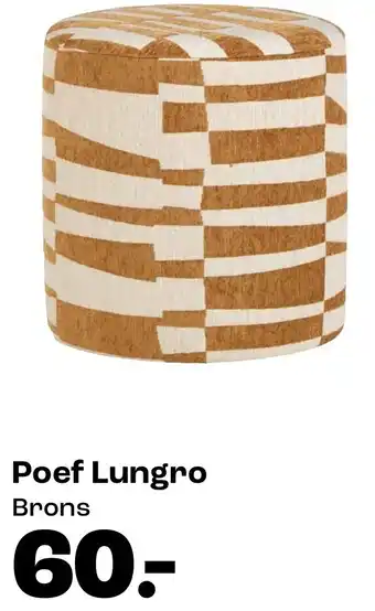 Kwantum Poef Lungro aanbieding