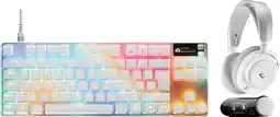 Coolblue SteelSeries Arctis Nova Pro Omni Blanc + Apex Pro TKL Gen 3 AZERTY Blanc aanbieding