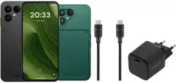 Coolblue Fairphone 6 256Go Noir 5G + Pack d'Accessoires Complet aanbieding