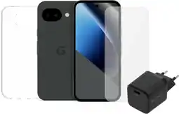 Coolblue Google Pixel 10a 128Go Noir 5G + Pack d'Accessoires Complet aanbieding