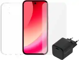 Coolblue Google Pixel 10a 256Go Rouge 5G + Pack d'Accessoires Complet aanbieding