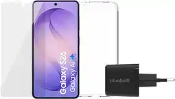 Coolblue Samsung Galaxy S26 256 Go Bleu Foncé 5G + Pack d'Accessoires Complet aanbieding
