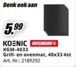 MediaMarkt Grill- en ovenmat aanbieding