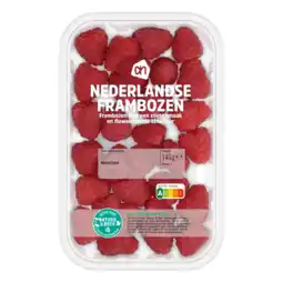 Albert Heijn AH Nederlandse frambozen aanbieding