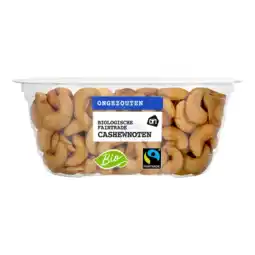 Albert Heijn AH Biologisch Cashewnoten ongezouten aanbieding