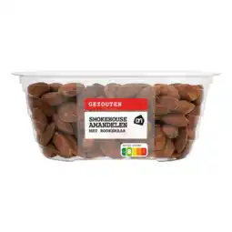 Albert Heijn AH Amandelen met rooksmaak gezouten aanbieding