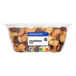 Albert Heijn AH Cranberry mix ongezouten aanbieding