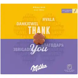 Albert Heijn Milka Thank you pralines melk créme aanbieding