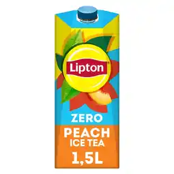 Albert Heijn Lipton Ice tea peach zero sugar aanbieding