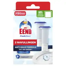 Albert Heijn WC-Eend Fresh discs anti-kalk navulling aanbieding