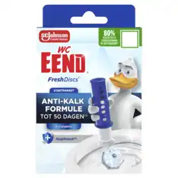 Albert Heijn WC-Eend Fresh discs anti-kalk houder aanbieding