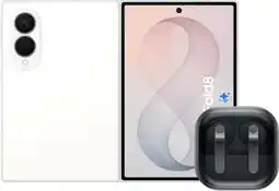 Coolblue Samsung Galaxy Z Fold 8 256GB Wit 5G + Samsung Galaxy Buds4 Pro Zwart aanbieding