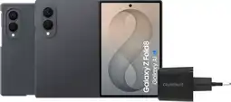 Coolblue Samsung Galaxy Z Fold 8 256 Go Noir 5G + Pack d'Accessoires aanbieding