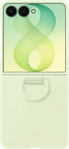 Coolblue Samsung Galaxy Z Flip 8 Back Cover Silicone avec Aimant Vert aanbieding