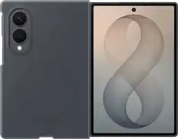 Coolblue Samsung Galaxy Z Fold 8 Back Cover Silicone avec Aimant Noir aanbieding